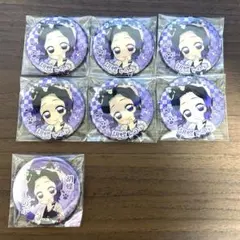 最終値引き鬼滅の刃 絵巻カフェ くじ引き缶バッジ 胡蝶しのぶ全9種計