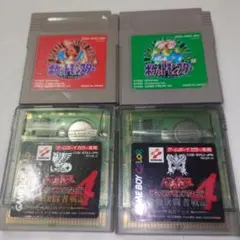 ゲームボーイソフト 4本セット ポケモン 遊戯王
