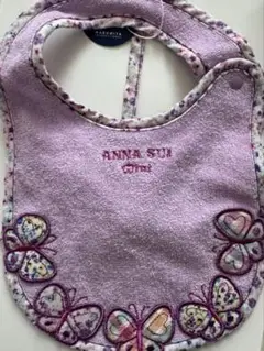 ANNA SUI 蝶の刺繍のスタイ タグ付き新品未使用