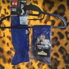 Under Armour 2足セット　サッカー　青　サッカーソックス　フットサル