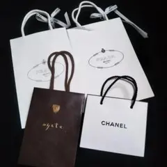 シャネル☆プラダリボン付き☆ショッパーまとめ売り☆AGATA☆美品☆CHANEL