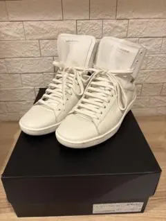 新品同様　正規品Saint Laurent 40.5 ハイカットスニーカーのサムネイル
