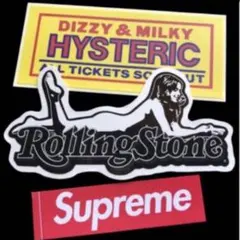X*Z様 SUPREME ステッカーセット 17FW Hysteric Glam | Mercari