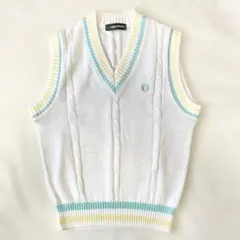 Fred Perry ケーブル編みニットベスト