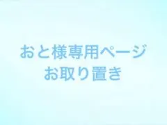 おと様専用ページ