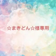 ☆まきどん☆様確認専用ページ【取り置き中　12月1日迄】