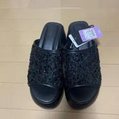 厚底ヒール スパンコールのサムネイル
