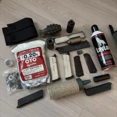マルイ1911マガジン×4 グリップ　バイオBB ガス フラッシュトレーサーのサムネイル