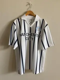 MANCHESTER CITY ストライプ ポロシャツ GU ジーユー Lサイズのサムネイル