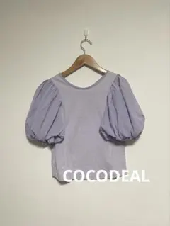 COCODEAL パフスリーブトップス 半袖のサムネイル