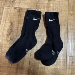 2足セット　NIKE DRI-FIT 黒　スニーカーソックス　21〜23