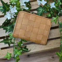 zucchero 未使用美品 編み込みレザー長財布廃盤レアおまけ付き小物 