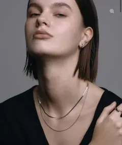 セネ　SNAKE LAYER NECKLACE シルバー
