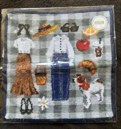 【週末限定お値下げ】イエナ IENA フェイラーFEILERハンカチ別注ネイビー