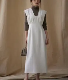 新品 サイドギャザーデザインジャンスカ アニュアンス