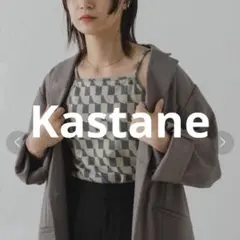 Kastane カップ付き幾何学柄キャミソール FREE パッド付きのサムネイル