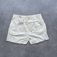 ZARA パンツ ドローストリング ウエストゴム フリンジ 無地　DA26のサムネイル