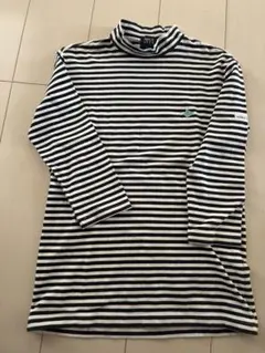 値下げパーリーゲイツ　モックネック　ブラック×ホワイト　サイズ1