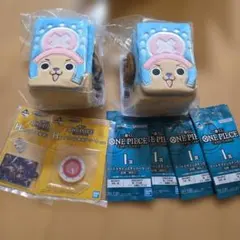 ワンピース　一番くじ　E賞　ぬいぐるみマルチカードケース　チョッパー　2個