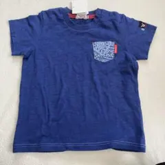 新品タグ付き　DOUBLE.B 青 Tシャツ 90cm