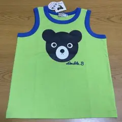 DOUBLE.B タンクトップ 100cm グリーン　新品タグ付き　ダブルビー