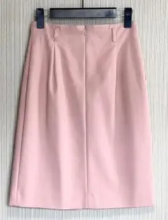 着用1回★アナイ コットン Aラインスカート★ライトピンク 36 ベルトポケット