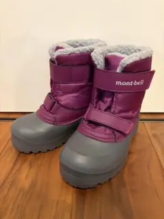 【美品】パウダーブーツ mont-bell Kids 18.0cm
