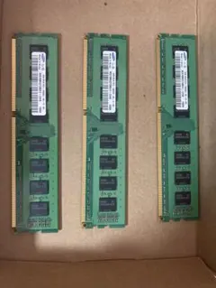 SAMSUNG 4GBメモリー 3枚 PC3 10600Uのサムネイル