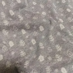 北欧のおうち　①杢グレー　日本製　コットン100のやわらか接結ニット生地です