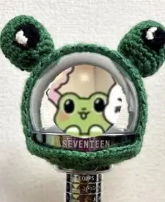 ペンライトカバー　seventeen ディエイト　編み物