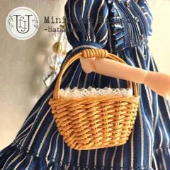 リカちゃん＊ブライス＊アイシードール＊チェリーちゃん　バッグ　バスケット　かご