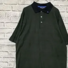 ラルフローレン！ポロシャツ！半袖　ロゴ刺繍 グリーンL 0508のサムネイル