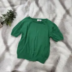 United Colors of Benetton グリーン ニット 半袖