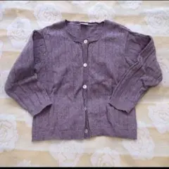 tete a tete パープルカーディガン 95