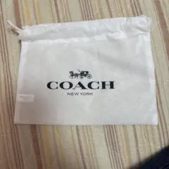 COACH コーチ 巾着袋 保存袋 ホワイト