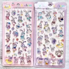 ジュエリードロップシール ラメ入りキラキラ うるうる 2枚セット まとめ売り