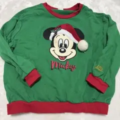littc ディズニー　ミッキー サンタ トレーナー　クリスマス　120