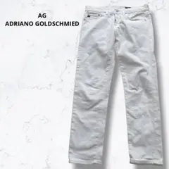 ＊エージー アドリアーノゴールドシュミット＊ホワイトデニム パンツ 26 M相当のサムネイル