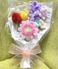 モールフラワー ミニブーケ ガーベラ(ピンク)ver. 枯れないお花