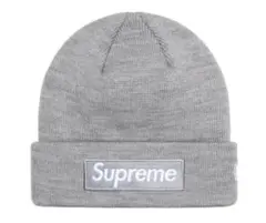 Supreme Box Logo Beanie Heather Grey グレー