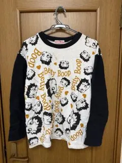 Betty Boop 長袖 スウェット トレーナーのサムネイル