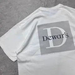 90s Dewar’s お酒 ブランド 企業ロゴ プロモTシャツ XL