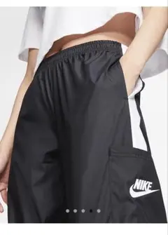NIKE ナイキ ウィメンズ ナイロンパンツ S ブラック新品