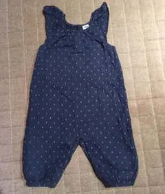 ロンパース サロペット OLD NAVY 3-6M 青 紺