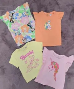 H&M　エイチアンドエム　キッズTシャツ　4枚セット　100