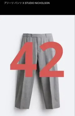 2026年最新】ZARA STUDIO NICHOLSON プリーツ パンツの人気アイテム