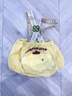 バースデイ　フタフタ　サンリオ　ポムポムプリン　サスペンダー付きブルマ