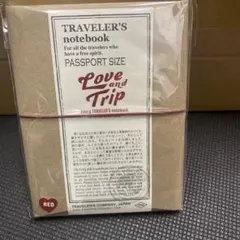 新品未使用 トラベラーズノート パスポートサイズ レッド RED