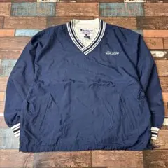 ビンテージ　古着　champion チャンピオン　ナイロンプルオーバー　サイズL