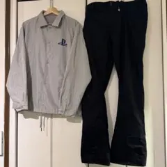 スノーボードウェア上下セット（PlayStation、Volcom）